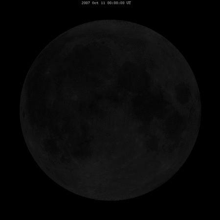 Photo qui montre le mouvement de la Lune